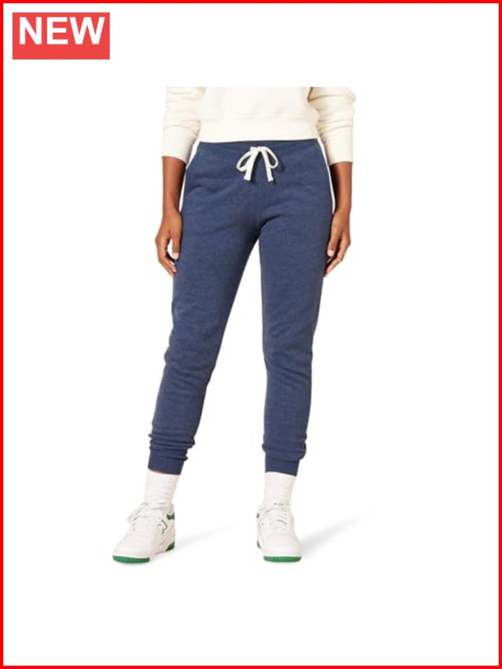 Essentials Cotton Fleece Jogger Sweatpants Drawstring Plus Size